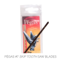 Pegas #7 Skip Tooth FRET Saw Blade - Bundle of 12